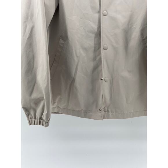 UNIQLO Women’s Bone Coach Lightweight Button-Up Long Sleeve Jacket SZ L - Picture 8 of 13